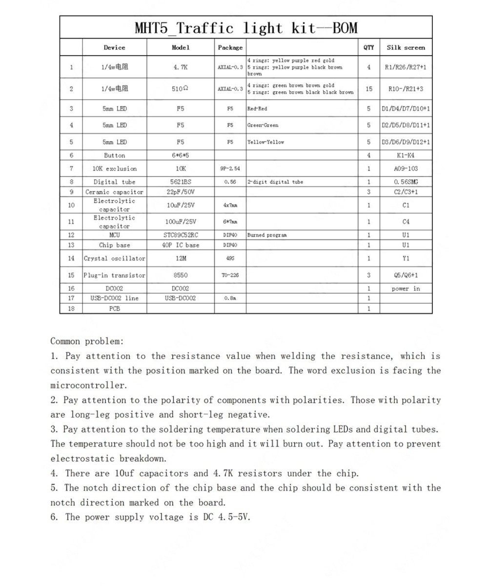 Proyecto Simulador de Semaforo 4 Vias con STC89C52 (DIY)