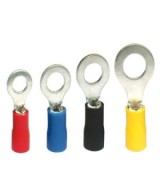 Crimpadora con Terminal para empalme para cable de energia redondos 200 unidades con estuche