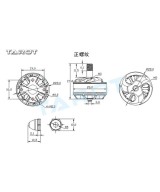 Kit de Motores para drone Tarot MT2206II 1900Kv