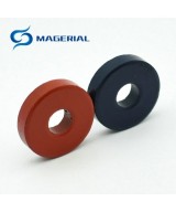 Iman de ferrita tipo dona con Polos N-S (2U) 31x6mm  para experimentos