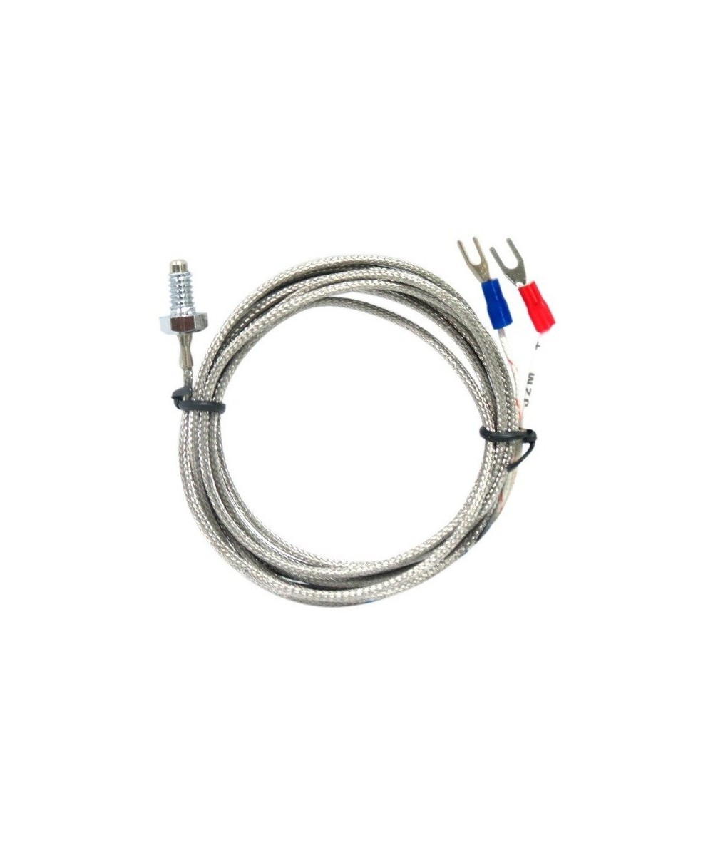Sonda de temperatura termocupla tipo K M6 2000mm 0-600 grados