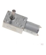 Motor con caja reductora un eje / doble eje 12V JGY370 160 RPM