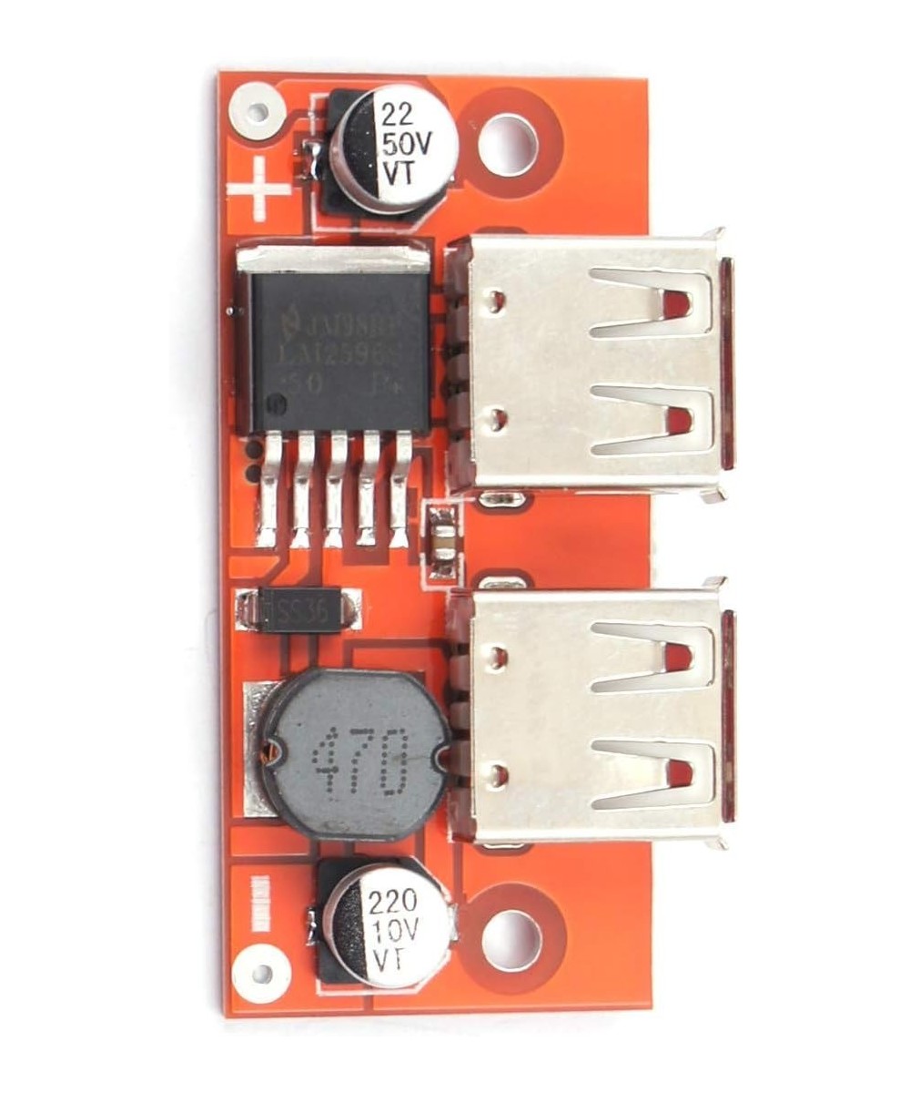 Regulador de Voltaje LM2596 Descendente USB x2 de 6-40V a 5V 3A