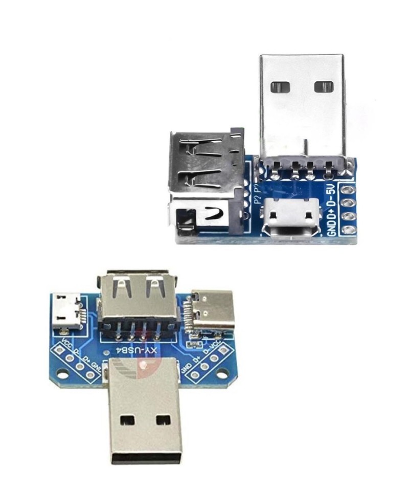 Modulo adaptador USB hembra a Micro USB a USB-C