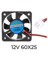Ventilador plastico de 12V 60x25mm