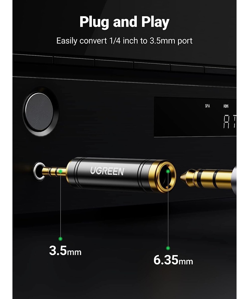 Adaptador de Audio de 1/4 (6.35mm) a 3.5mm UGREEN