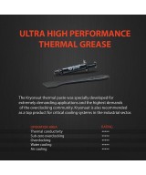 Pasta termica Grizzly Kryonaut 1g de alto rendimiento para refrigeracion de CPU/GPU