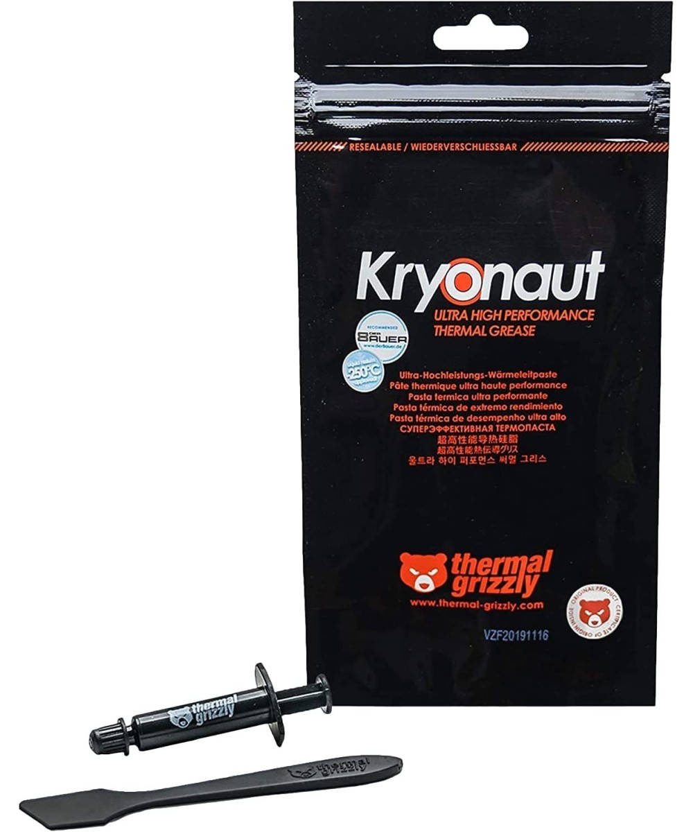 Pasta termica Grizzly Kryonaut 1g de alto rendimiento para refrigeracion de CPU/GPU