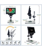 Microscopio Digital con Pantalla LCD 7" 1-1200X