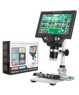 Microscopio Digital con Pantalla LCD 7" 1-1200X