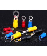 Crimpadora con Terminal para empalme para cable de energia redondos 200 unidades con estuche