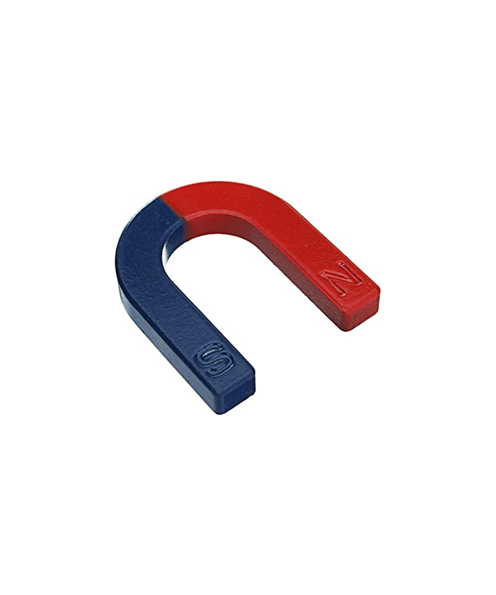 Iman de Ferrita tipo U con Polos N-S  para Experimentos