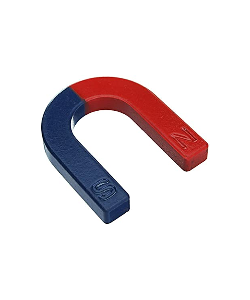 Iman de Ferrita tipo U con Polos N-S  para Experimentos