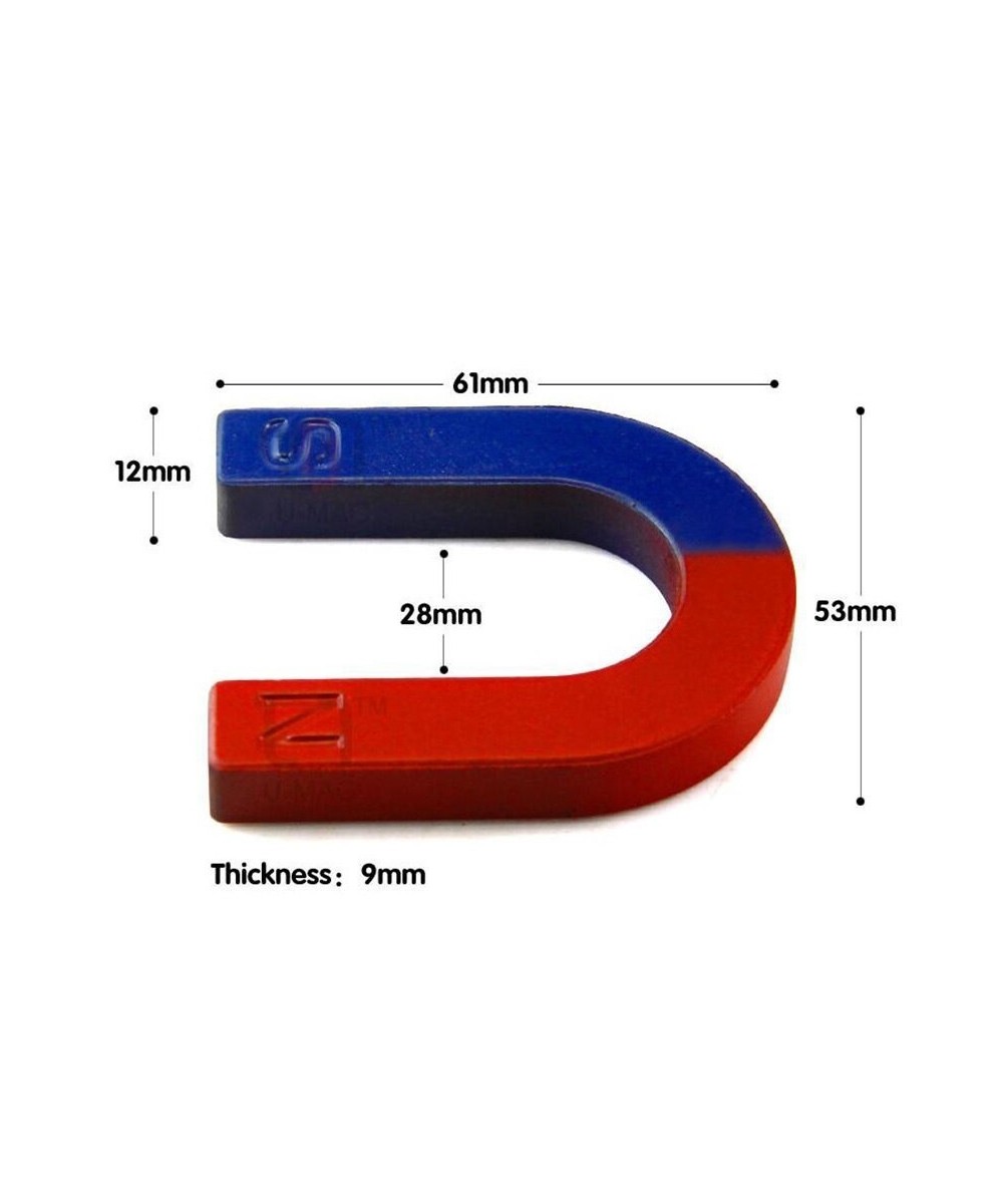 Iman de Ferrita tipo U con Polos N-S  para Experimentos