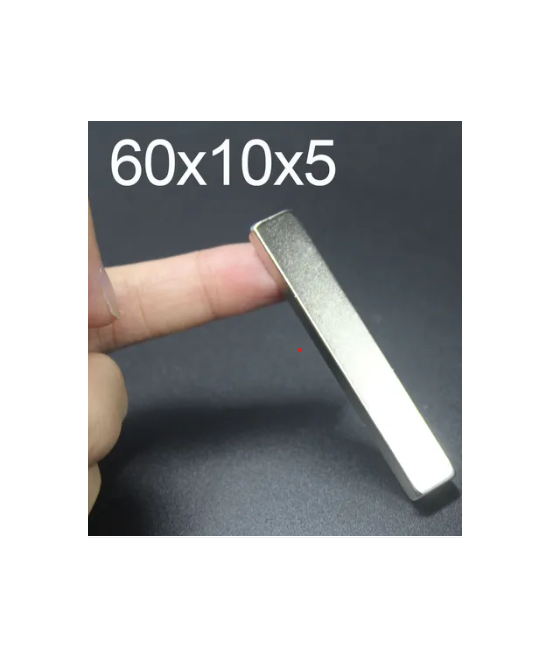Iman Rectangular 60X10X5mm (2 Unidades)