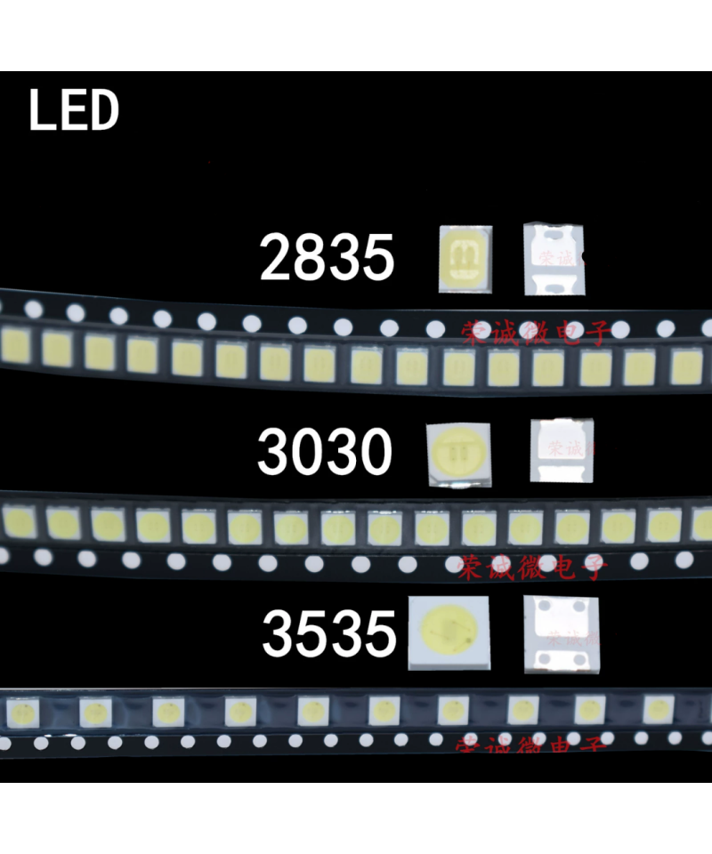 Diodo LED SMD  2835, 3030, 3535 6V Catodo Comun (10 Unidades)