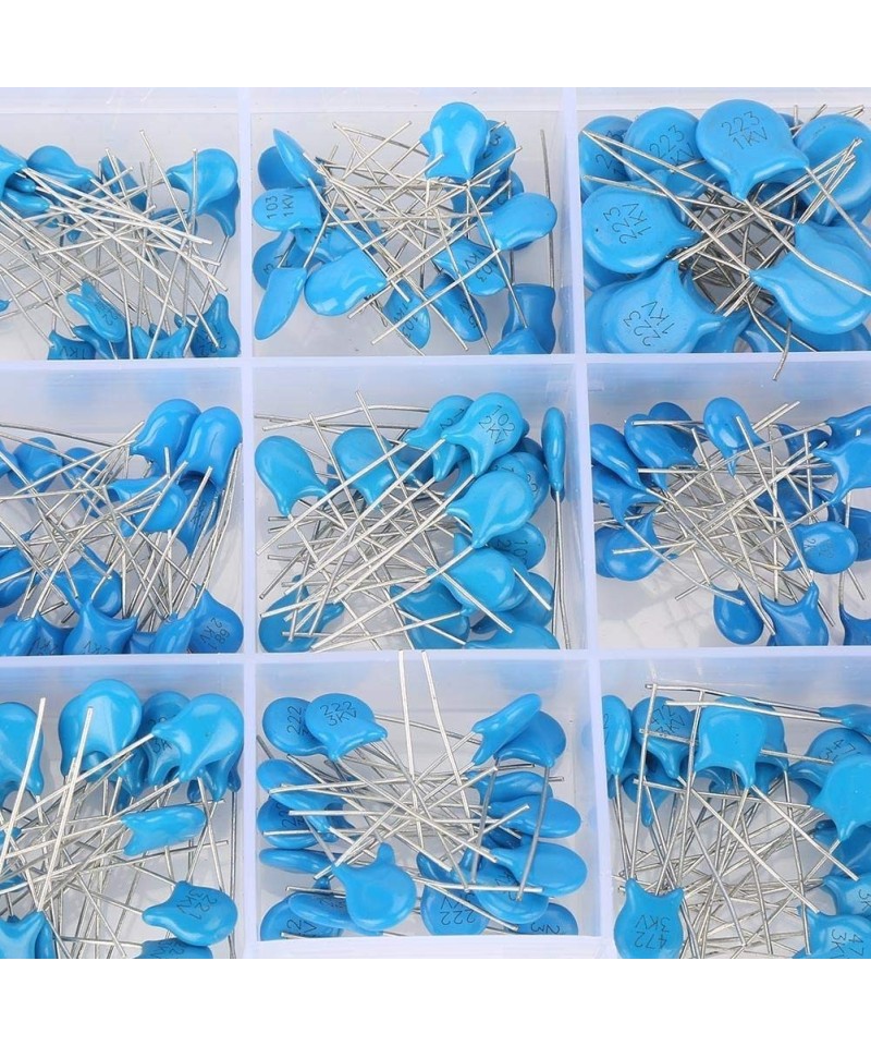 Capacitores ceramicos 1-3KV 0.1nf - 22nf 1 valor (5 Unidades)