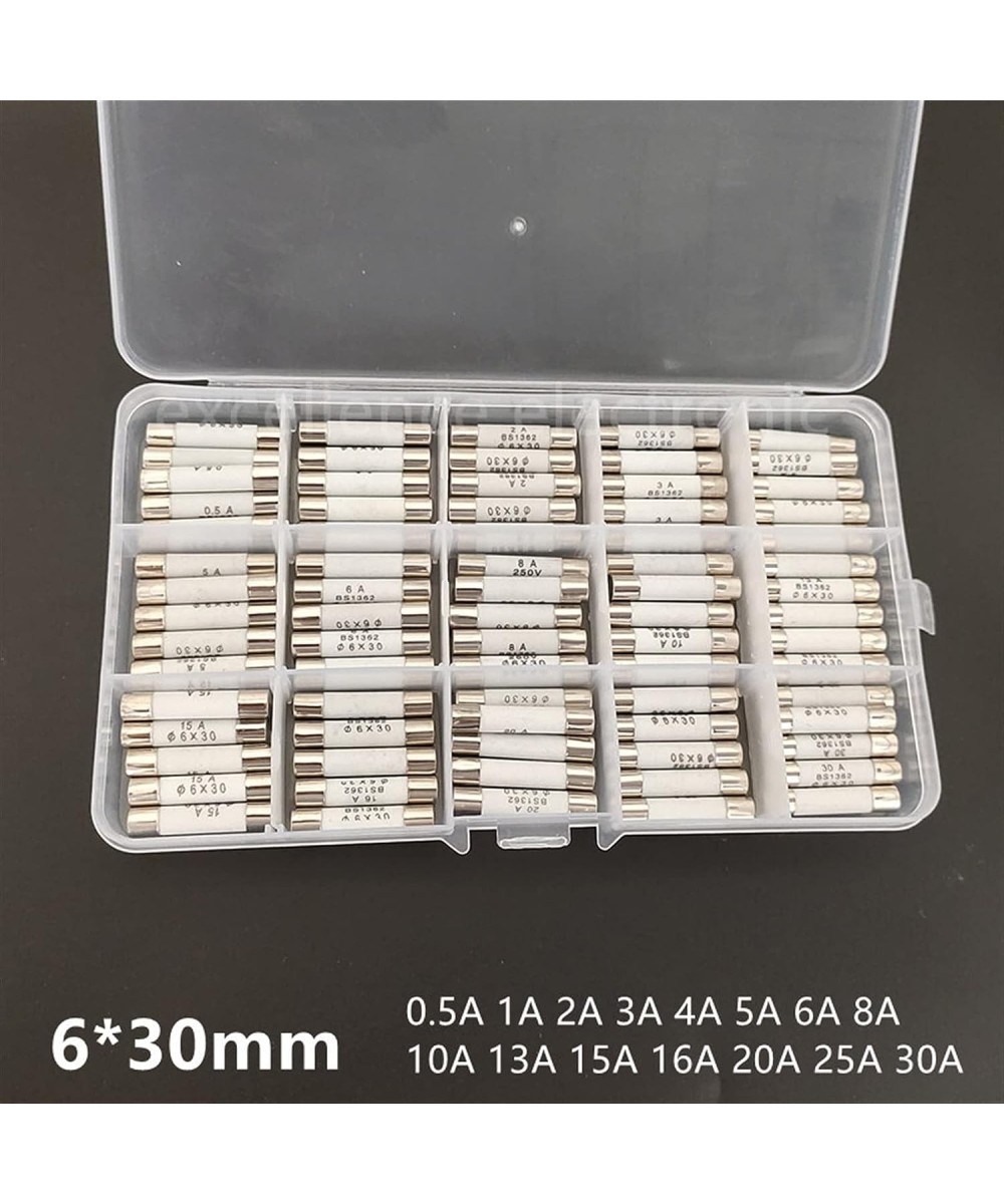 Fusible Temporisé Céramique 630mA 250V - Lot De 10 Pièces - Taille 5x20mm