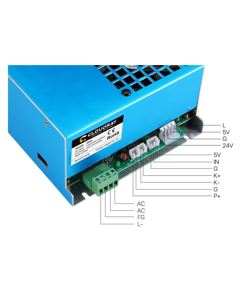 FUENTE DE ENERGIA PARA GRABADORA Y CORTADORA LASER 40W CO2