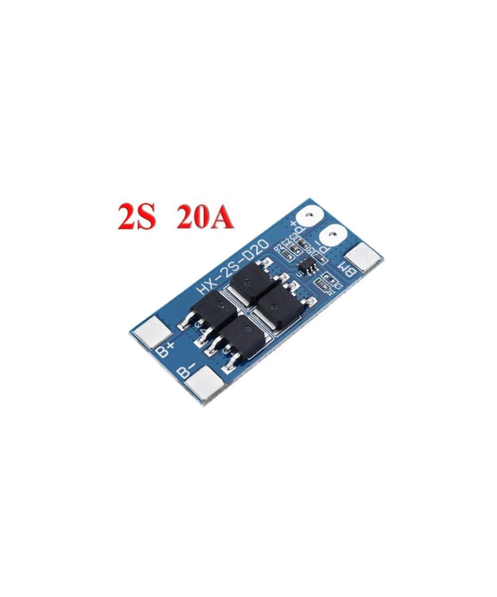 Cargador de batería de litio BMS 2S 7.4V 20A
