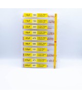 Capacitores cerámicos hasta 50V 10pf-10uf 1 Valor (5U)