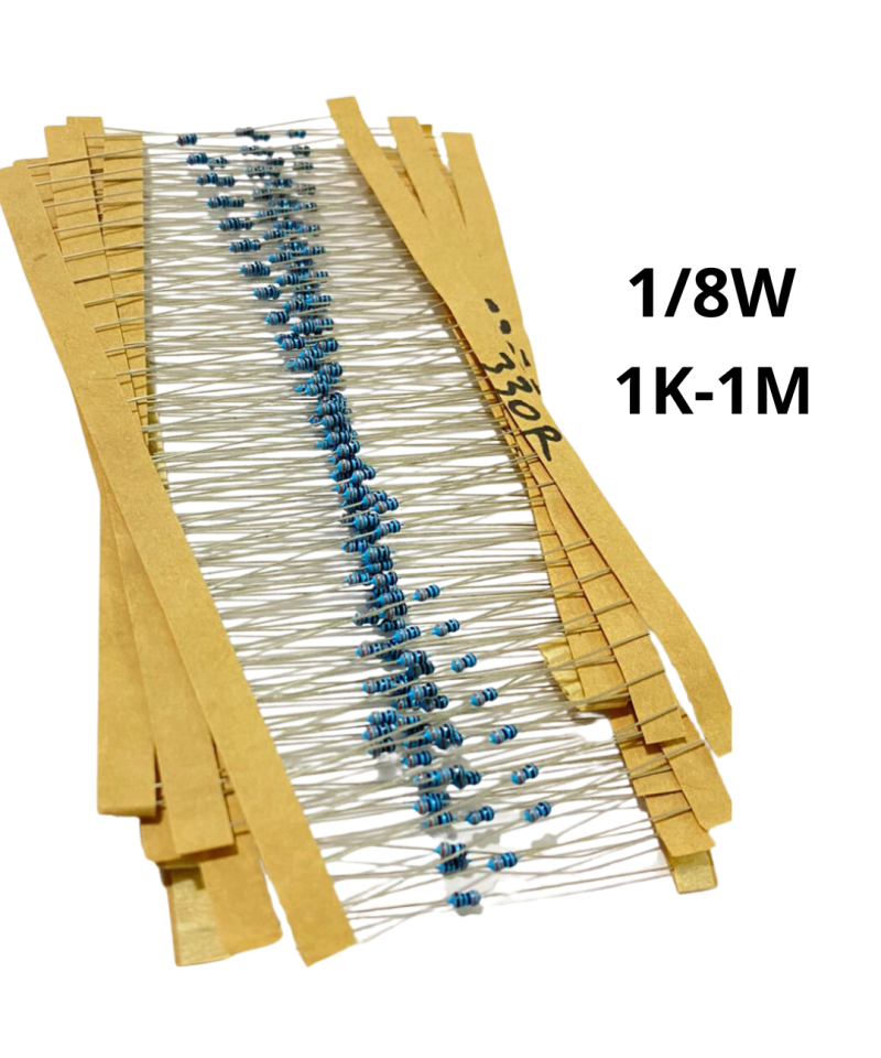 Resistencias 1/8W 1K- 1M (10 unidades)