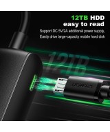 ADAPTADOR HUB DE USB A USB 2.0 Y RJ45 10/100M UGREEN