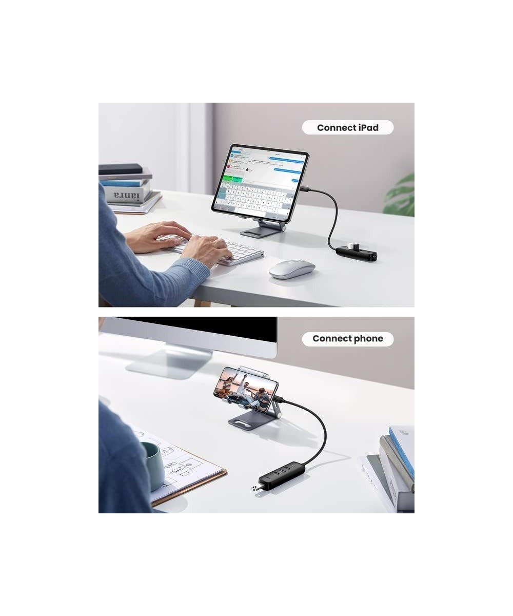 Adaptador HUB de USB-C a USB 3.0 y RJ45 10/100M UGREEN