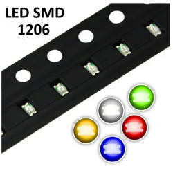 Diodos LED SMD 1206 10...