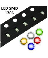Diodos LED SMD 1206 10 unidades