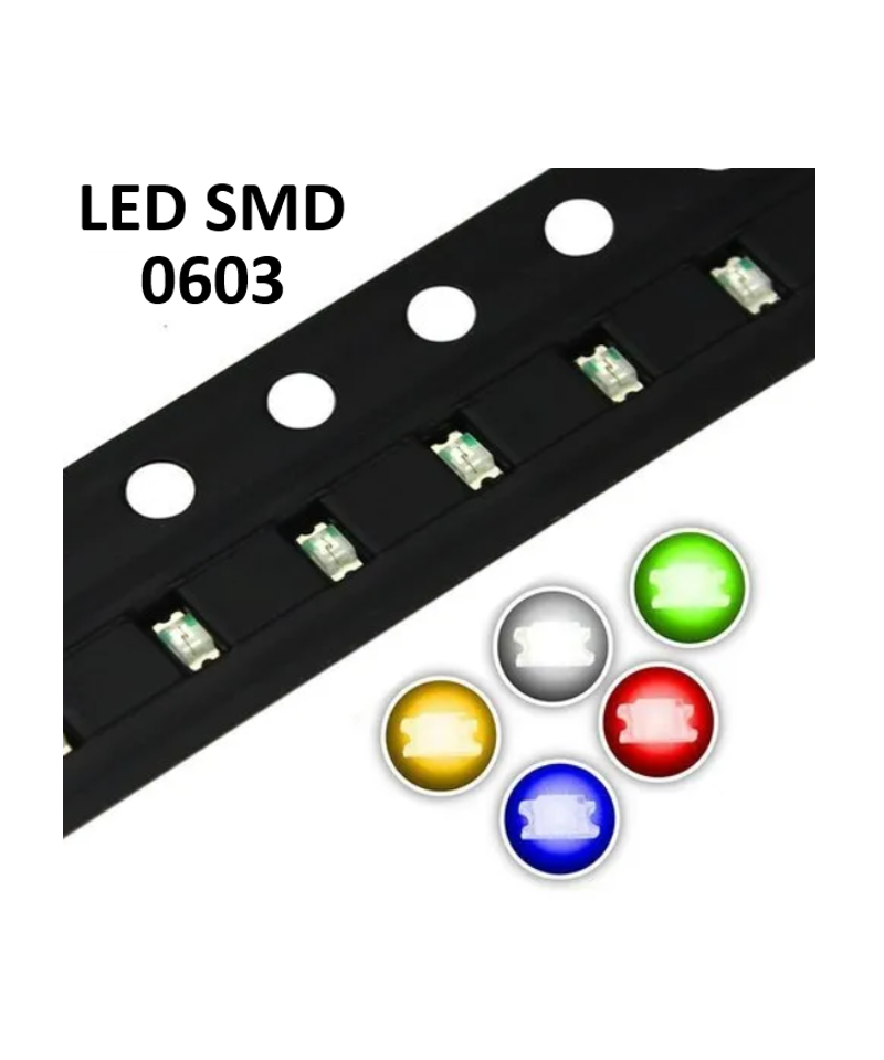 Diodos LED SMD 0603 10 unidades
