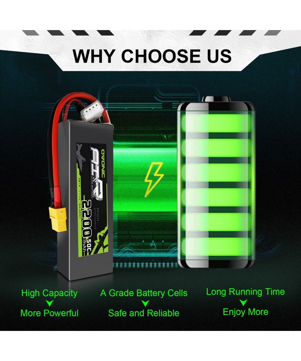 Bateria Tipo LiPo recargable 11.1V 35C/50C 3S OVONIC