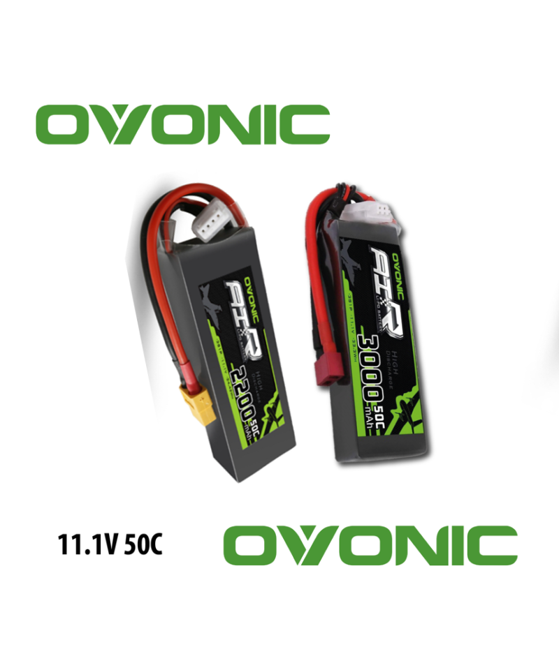 Bateria Tipo LiPo recargable 11.1V 35C/50C 3S OVONIC