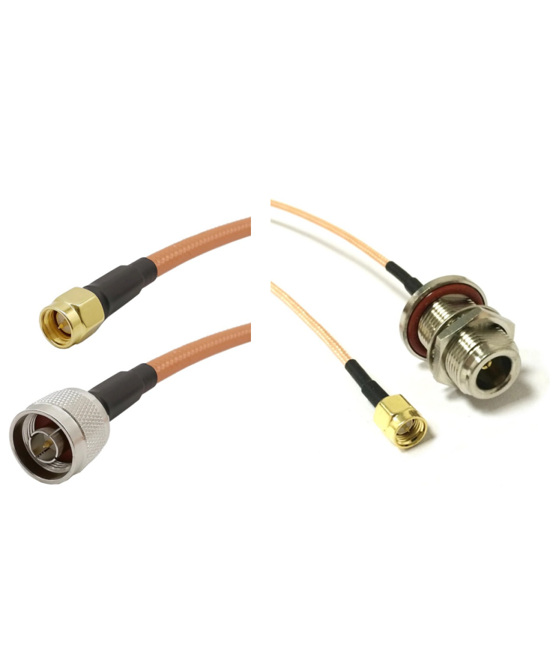 Extension de SMA Macho a Conector Tipo N