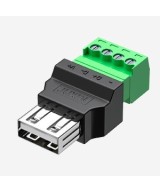 adaptador USB con Terminal Tipo Bloque 4 pines hembra / macho