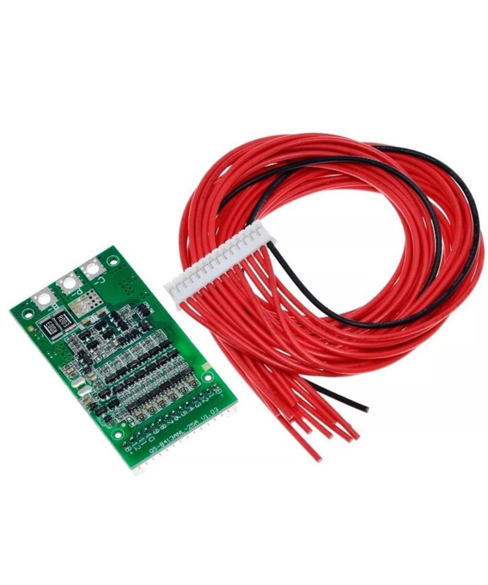 cargador de bateria BMS 13S 25A 3.6v - 4.2V