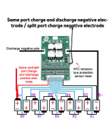 cargador de bateria BMS 10S 15A 42V