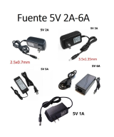 Fuente de energía 5V 1A - 6A