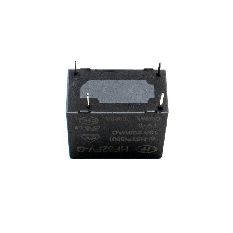 DC 5V 12V 24V PCB Rel&egrave; 8 Pin 16A Rel&egrave; Nero 1 Forma C HF115F 1ZS3