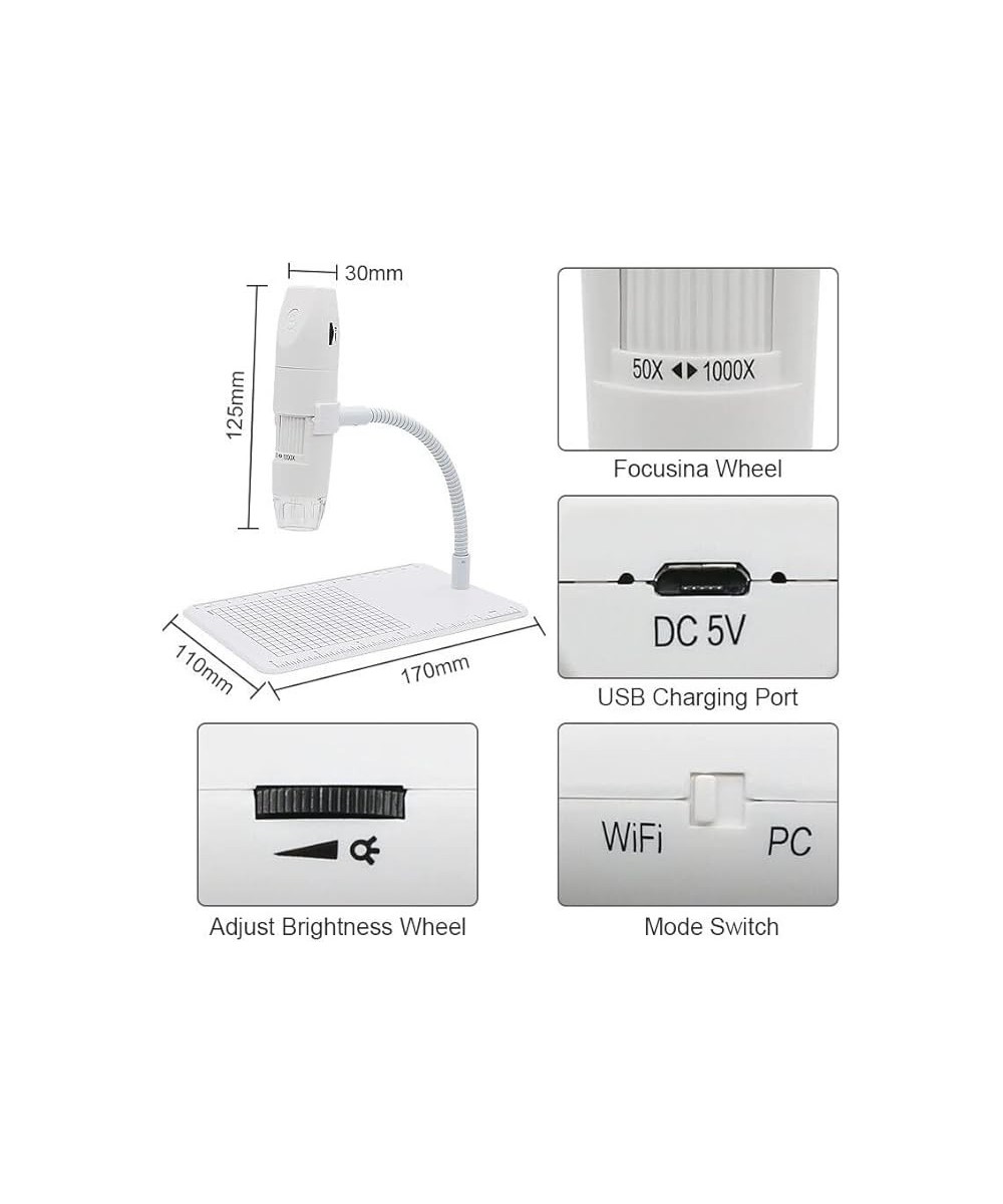 Microscopio inalambrico 1000x