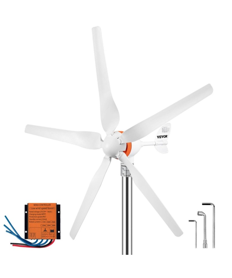 Generador de viento 500W 12V  Aerogenerador VEVOR