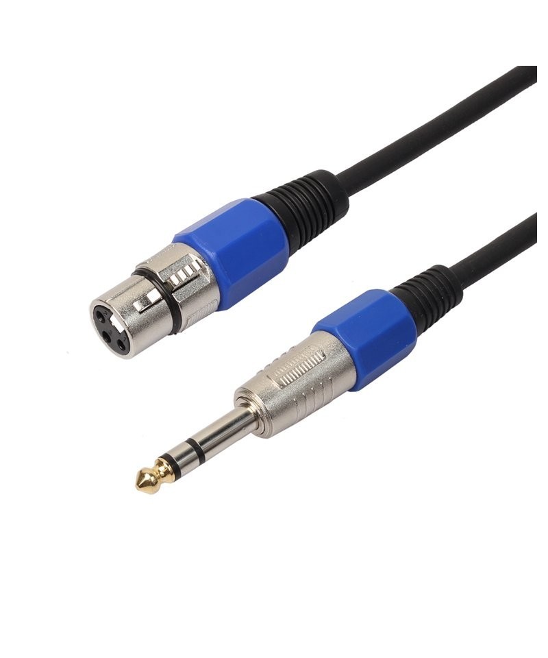 Cable de audio de 1/4'' (6.35mm) a XLR hembra