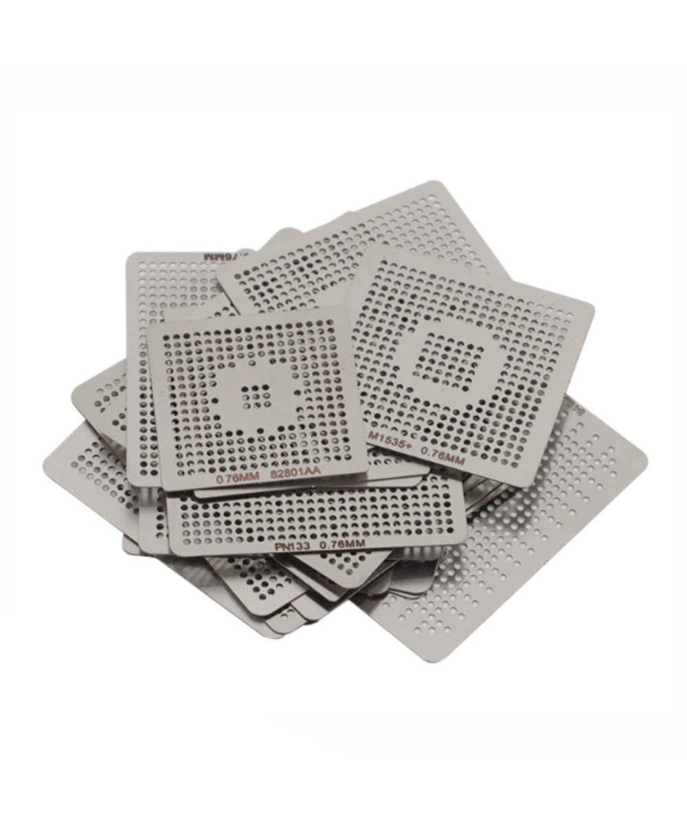 Plantillas para reballing 210 piezas