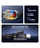 Convertidor de USB-C A 3.5mm UGREEN Hifi DAC