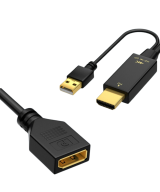 Adaptador HDMI a Display Port 4K 60Hz