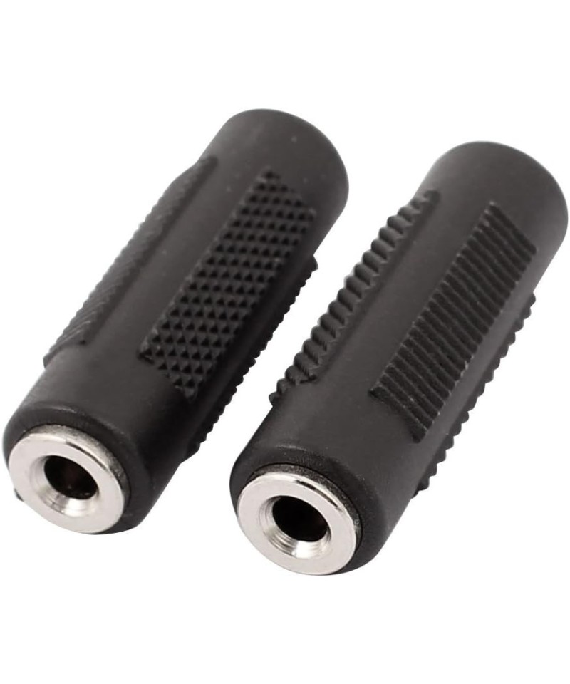 Acoplador de audio 3.5mm hembra - hembra