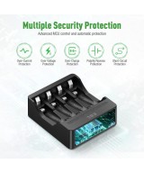 CARGADOR DE BATERÍAS DE LITIO EBL PARA BATERIAS AA / AAA DE 1.5V