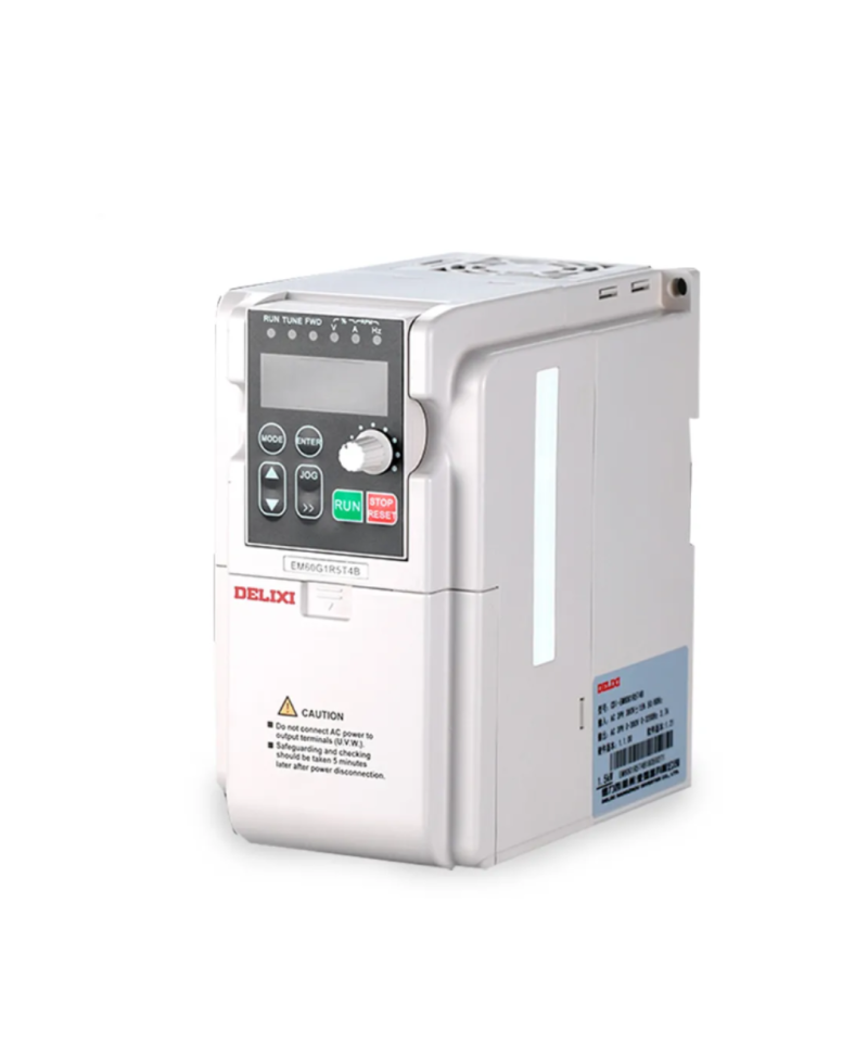 Variador de Motor monofasico a trifasico VFD 220V DELIXI 0.4KW-7.5KW de 0.5-10hp