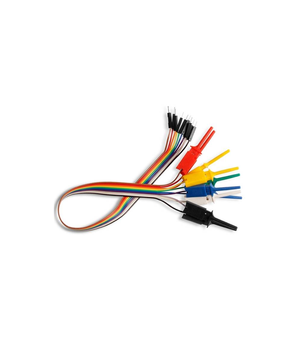 Puntas de prueba dupont 10 lineas 5 colores Macho-Hembra 30CM