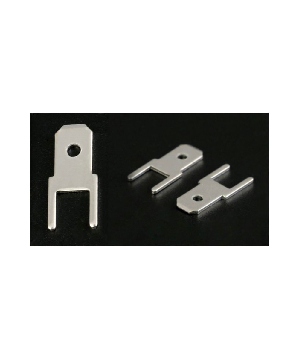 terminales metalicas para pcb 4.8MM y 6.3MM 10 unidades